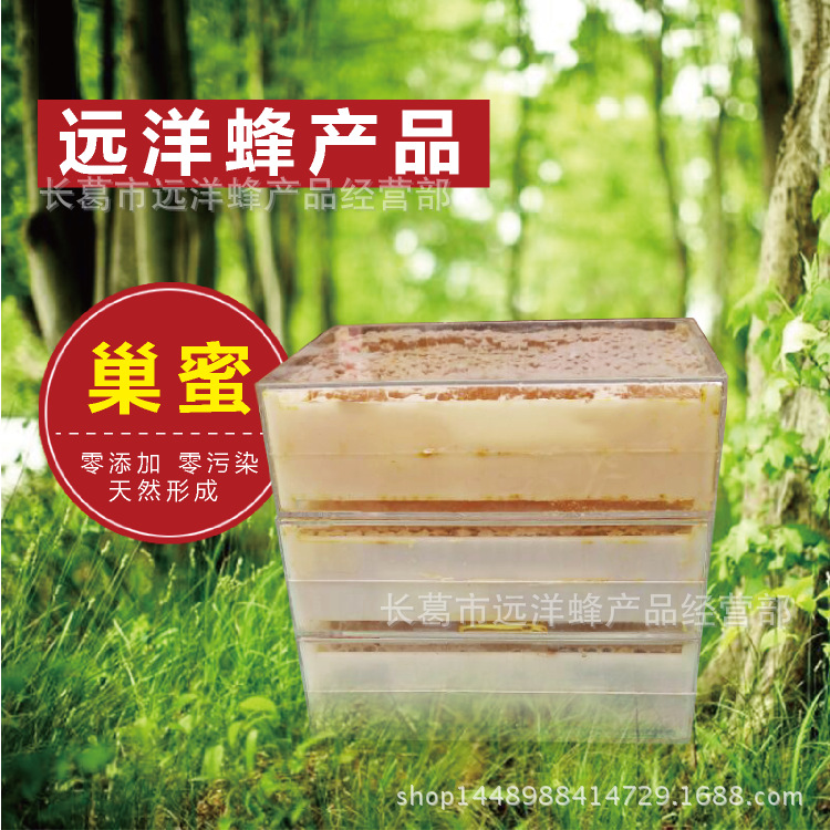 蜂场直销 自然成熟蜂巢蜜 养肺润肠 预防鼻炎 可批发蜂蜜 蜂具