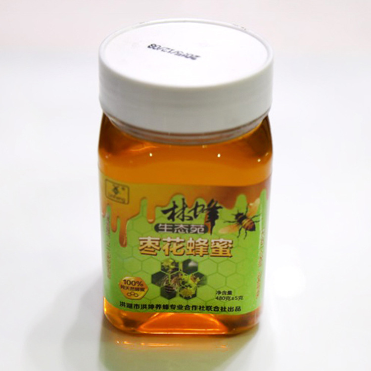枣花蜂蜜批发 供应新鲜天然有机蜂蜜 厂家直销480g瓶装枣花蜂蜜