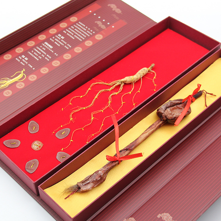 人参鹿鞭礼盒 厂家销售东北特产人参礼盒 泡酒煲汤会销跑江湖食品