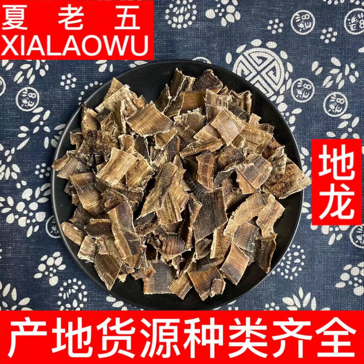 中药材批发地龙全开地龙广地龙产地广西散装500g干净无杂质地龙