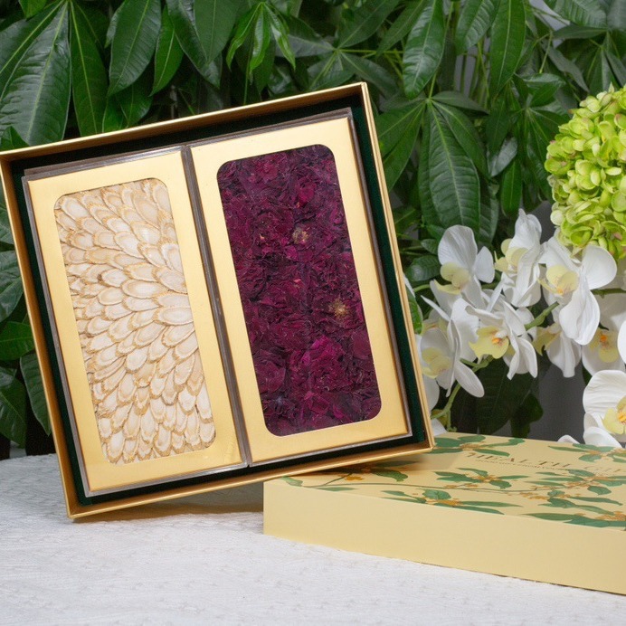 西洋参礼盒西洋参片墨红玫瑰双拼滋补礼盒送礼花茶中药材汤包批发