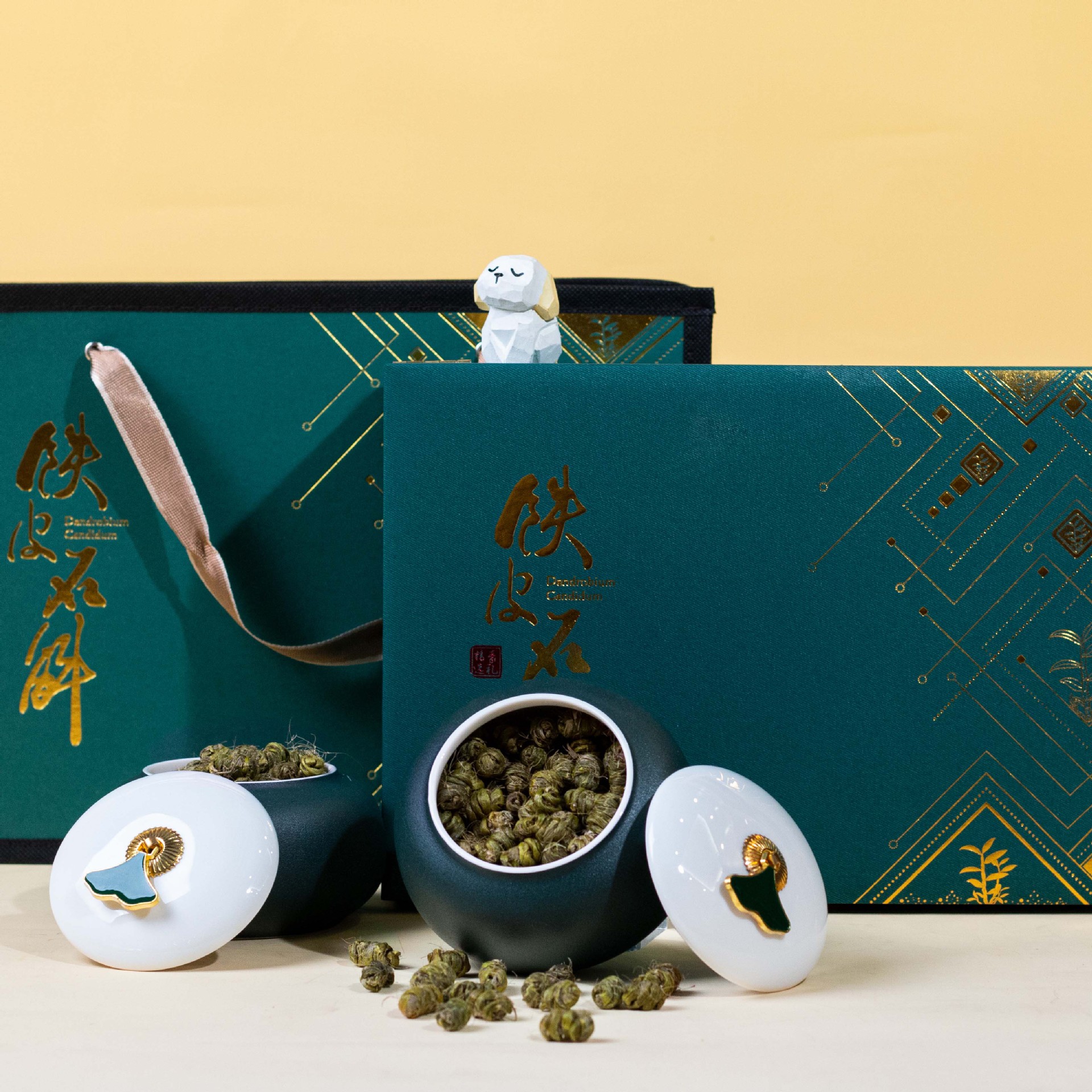 石斛礼盒250g云南铁皮石斛枫斗批发高端红蛛虫石斛煲汤 全国代发