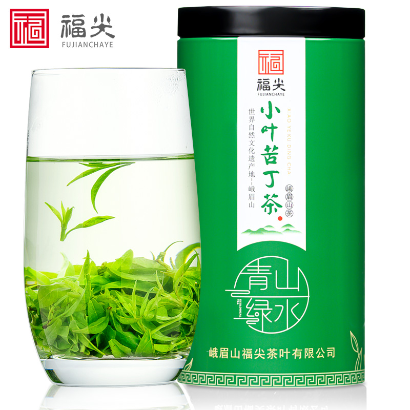小叶苦丁茶四川峨眉山特产青山绿水新茶叶