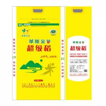 厂家定做塑料大米袋 大米包装袋编织袋蛇皮袋 彩印大米手提袋定制