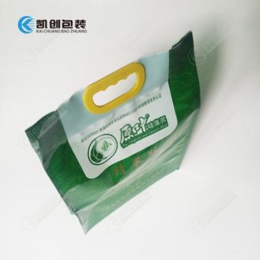 工厂供应提手风琴袋 15KG大米袋 提手大米袋 大米真空袋