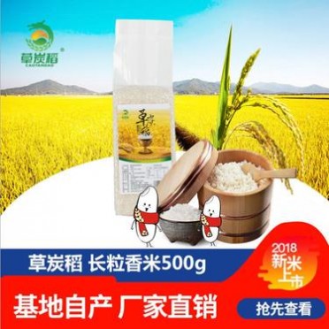 黑土地种植批发大米 500g袋装长粒香新品大米 东北大米 厂家