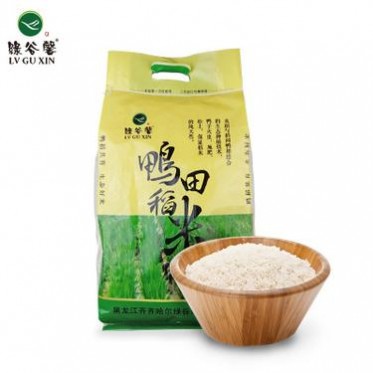绿谷馨 厂家鸭田生态大米5kg/袋 东北大米批发 稻花香大米