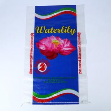 透明大米包装袋 25KG双面彩印大米包装袋 防水覆膜大米编织袋批发